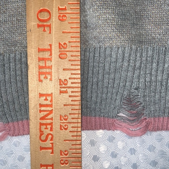 Rare Distressed Kendall Lane Sweater Pop Lighting - Picture 5 of 12